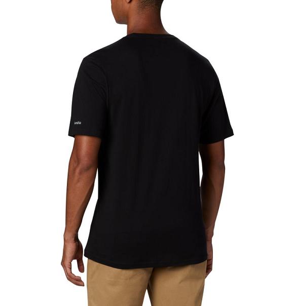 Columbia CSC Basic Logo T-Shirt Black For Men's NZ48270 New Zealand